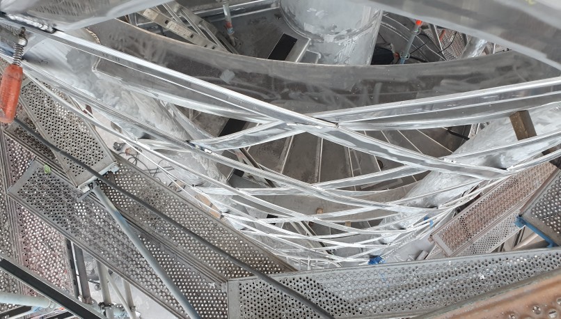 Aluminium-Treppenturm für Kreuzfahrtschiff